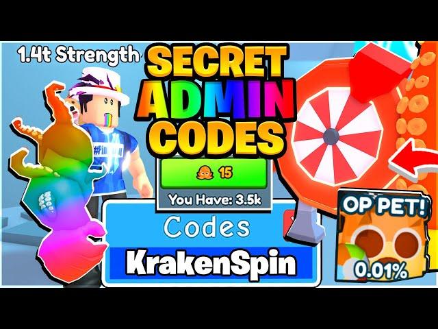 ALL 47 ADMIN SUMMER CODES IN ARM WRESTLE SIMULATOR Roblox *BROKE THE GAME*