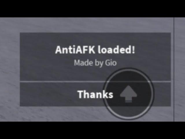 Anti AFK script pastebin Roblox