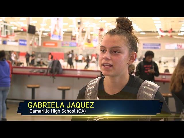 Camarillo High School's Gabriela Jaquez shares some advice for younger athletes