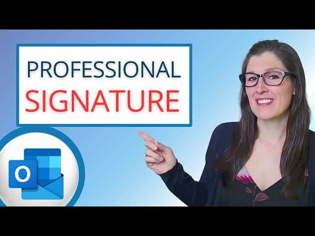 How to Create a Professional Email Signature in Outlook | Step-by Tutorial [2023]