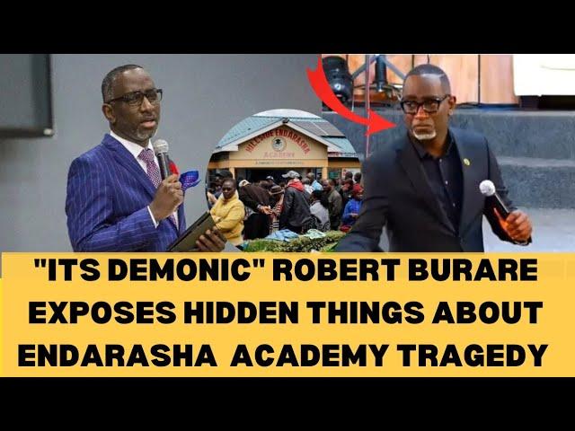 Pastor Robert Burare In Tears as he Exposes Hidden Truth Behind Endarasha Academy Tragedy