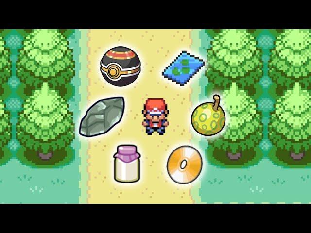 How Easily Can You Collect EVERY Item in Pokemon Fire Red & Leaf Green?