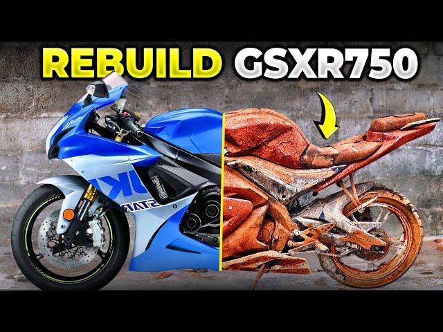 Rebuild Restoring a SALVAGE Wrecked SUZUKI GSXR750 GSXR600 with Auctmarts Fairing Best fitment