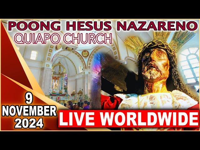 Quiapo Church Live Mass Today - 9 November 2024 (Saturday) HEALING MASS