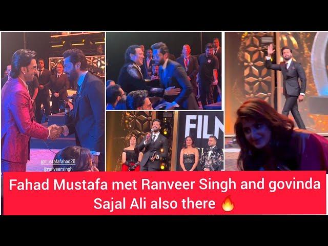 Fahad Mustafa got award and met Ranveer Singh and govinda at FilmFare night in Dubai  #filmfare