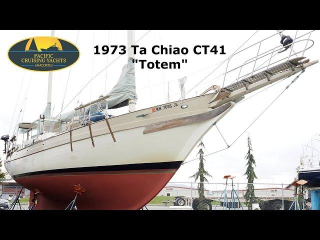 1973 Ta Chiao CT41 "Totem" underway at 7 knots