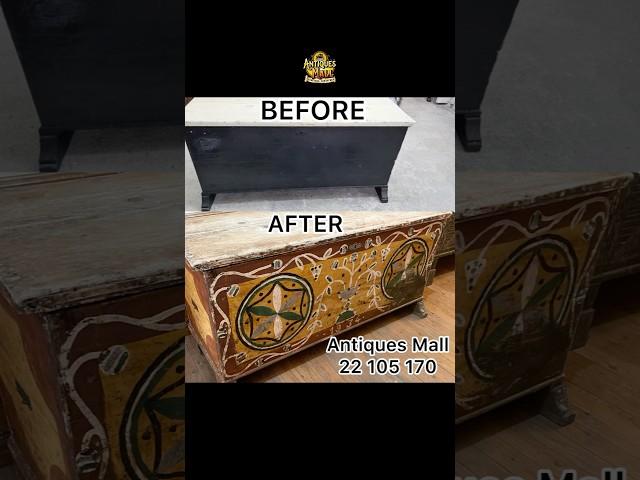 Antique Furniture Restoration - Cypriot Chest restoration c.1934