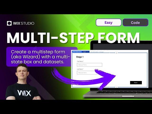 How to Create a Custom Multi-Step Form (Wizard) in Wix with a Multi-state Box and Datasets