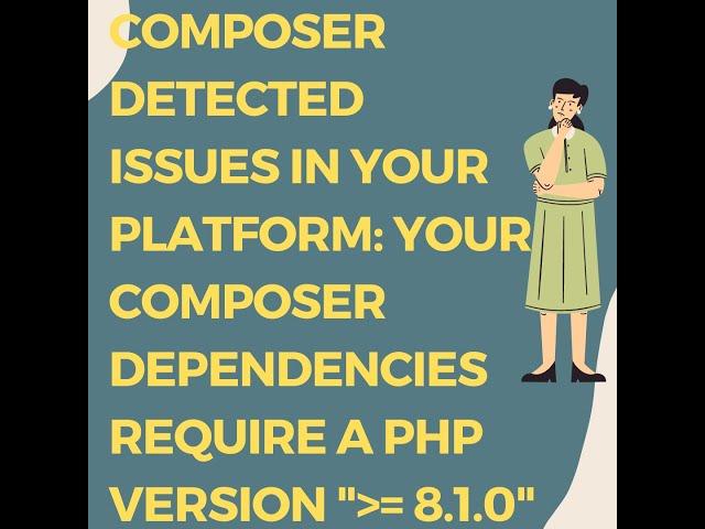 Your Composer dependencies require a PHP version  8.1.0