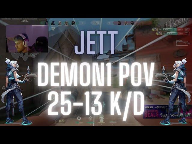 NRG Demon1 POV Jett on Breeze 25-13 K/D (VALORANT Pro POV)