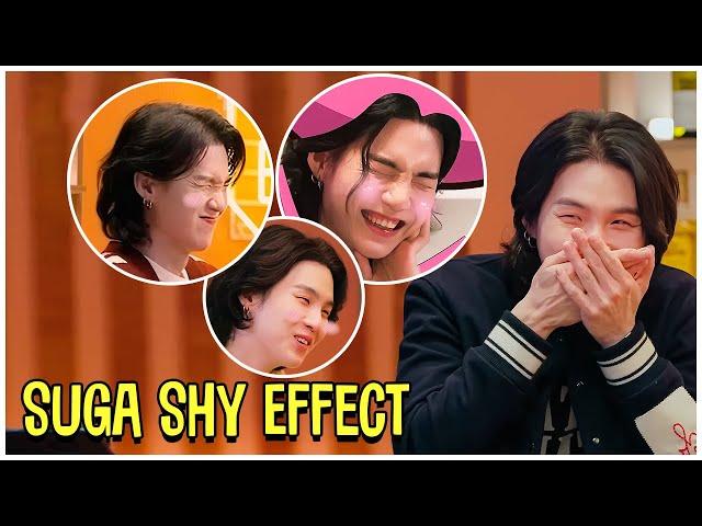 BTS Revealing How SHY Is Yoongi  - Suga Shy Effect