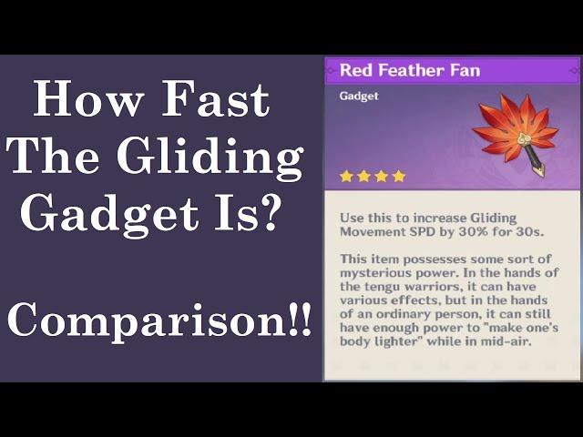 How Fast The Gliding Gadget Is? With Comparison !!!