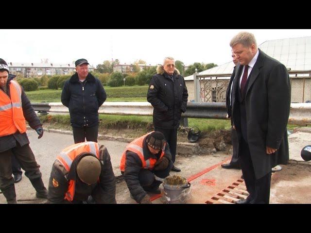 30.09.2013 Проверка ремонта Октябрьского моста