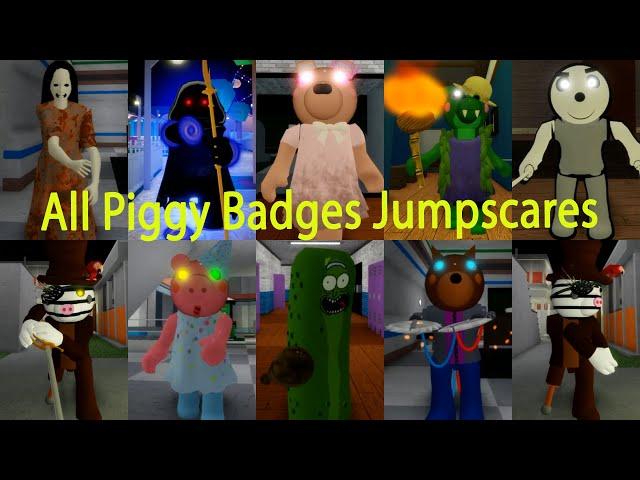 All Piggy Badges Jumpscares-Accurate Piggy RolePlay!