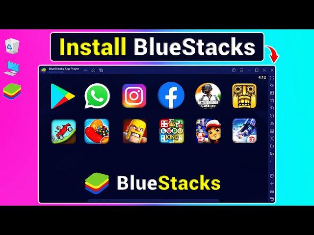 How to Download Bluestacks in Laptop Windows 11  Install Bluestacks On Windows 11 & 10