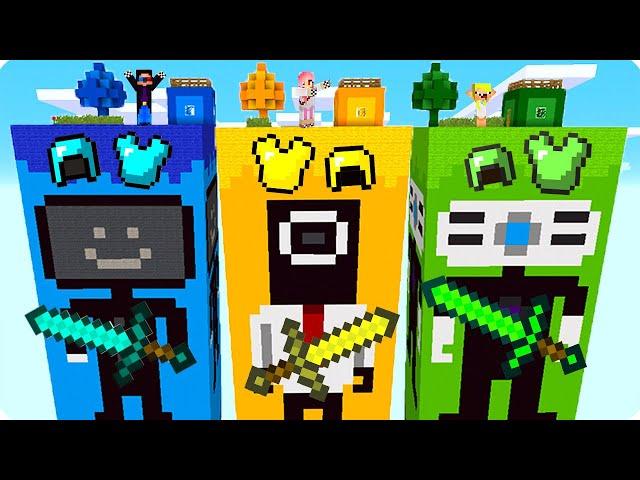 ЧАНК ТВ МЕНА vs СПИКЕРМЕНА vs ПРОЕКТОР МЕНА В МАЙНКРАФТ! ШЕДИ ЛЕСКА И НУБИК MINECRAFT