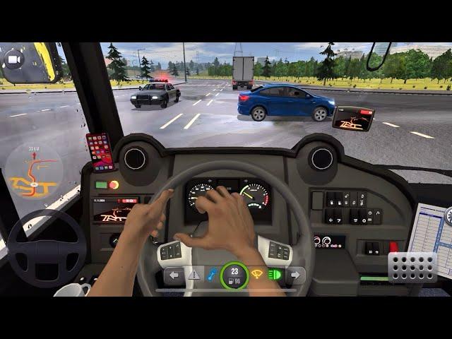 Bus Simulator : Ultimate - Mobile GamePlay | Driving MARATON 13 VIP Bus