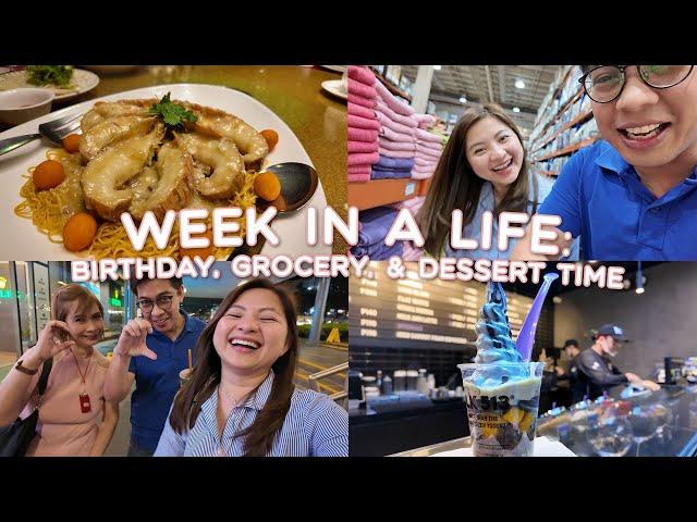 WEEK IN A LIFE: LUNCH AT GLORIA MARIS + GROCERY & FAMILY TIME | JOYCE YABUT BARTOLOME