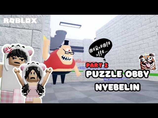 APAKAH KITA BERHASIL TAMATIN PUZZLE OBBY INI? PART 2 | TEAMWORK CRAZY PUZZLE ROBLOX