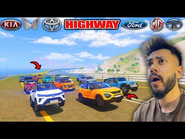 TOP INDIAN SUV'S EXTREME HIGHWAY DRAG RACE | GTA 5 ABHISHEKKZ GAMING