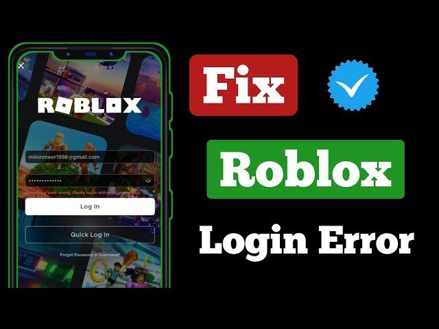 How To Fix 'Something Went Wrong Please Try Again Later' On Roblox | Roblox Login Error| Roblox Down