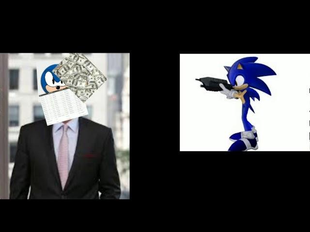 Sonic defeats the CEO of low effort sonic videos