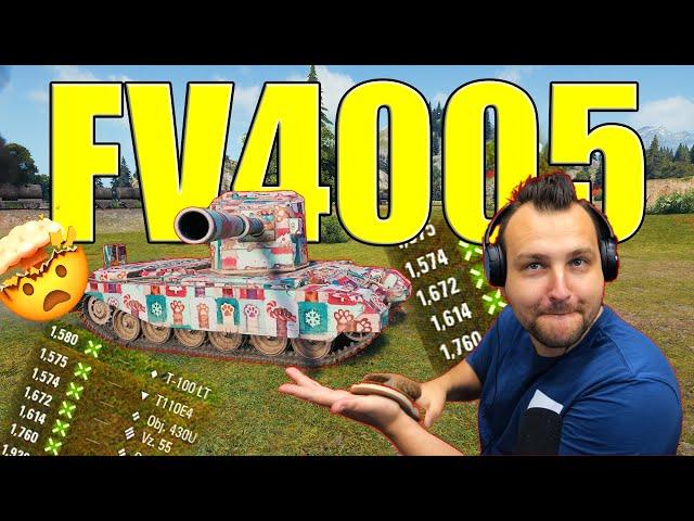 World RECORD Score?!  — INSANELY LUCKY Game with FV4005 in World of Tanks!