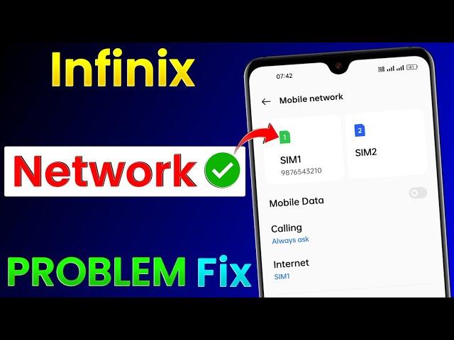 Infinix Mobile Network Problem | Infinix Network Problem Solution | Network Problem In Infinix Phone