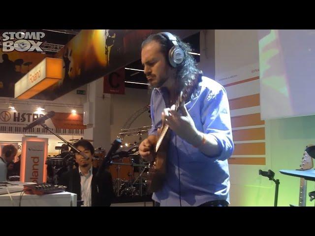 Boss GP10 Guitar Synth Demo with Alex Hutchings at Frankfurt Musikmesse 2014