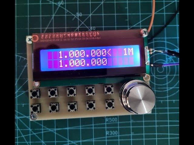 Двухканальный генератор на SI5351 ( от 10КГц до 220МГц )