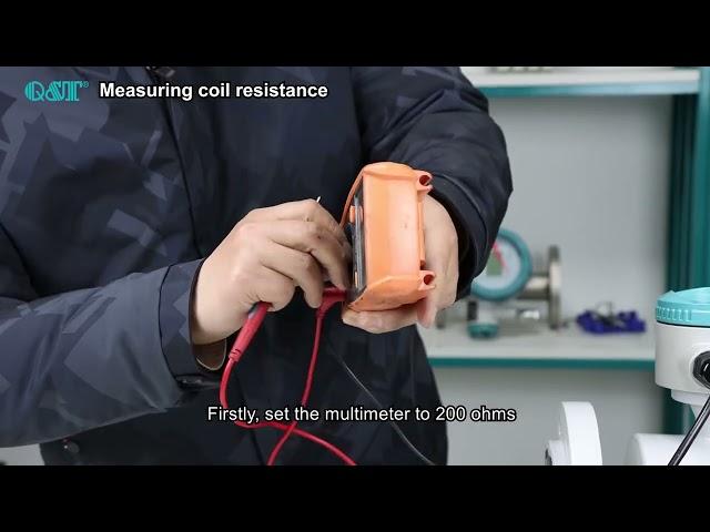 How to measure  resistance of coil of QTLD magnetic flow meters