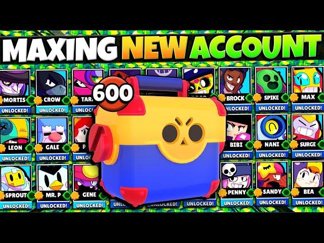 Unlocking & Fully Maxing EVERY Brawler Costs $??? | Insane 50,000+ Gem Mega Box Opening!