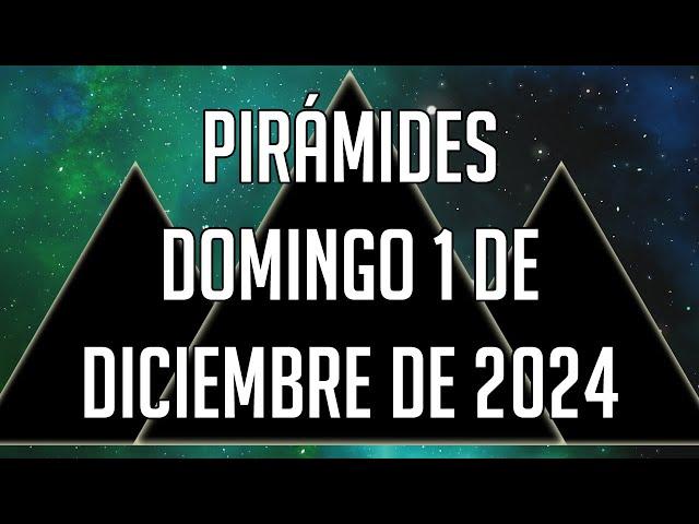 ️ Pirámides para mañana Domingo 1 de Diciembre de 2024 - Lotería de Panamá