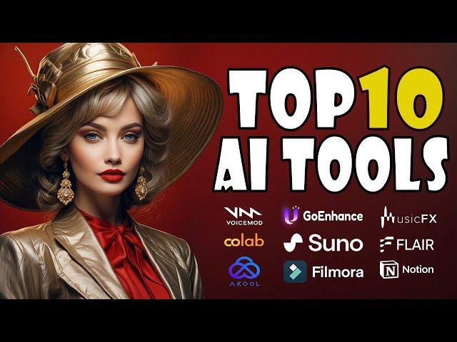 10 Mind-Blowing AI Tools You Must Know in 2024!