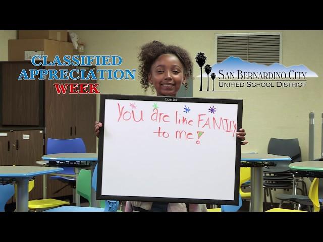 SBCUSD Classified Appreciation Video