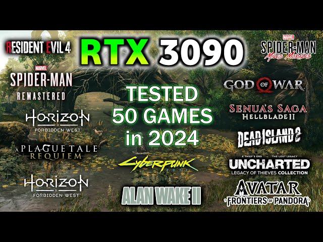 RTX 3090 in 4K | 50 Games Tested in 2024