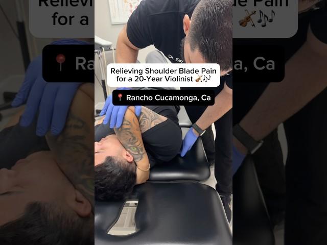 *CHIROPRACTIC ADJUSTMENTS* This violinist needed these cracks BAD! 