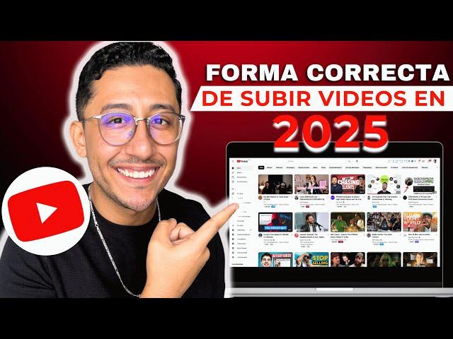 Cómo subir un VIDEO a YouTube - Correctamente 2025 