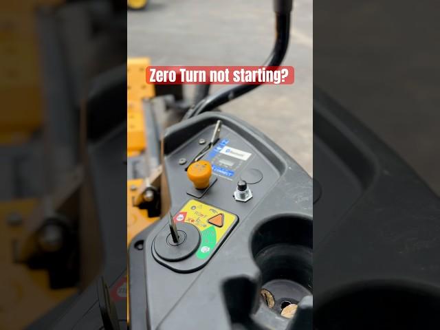 Mower not starting? #cubcadet #rzt #mower #notstarting #repair #throttle #fix #zeroturn #lawnmower