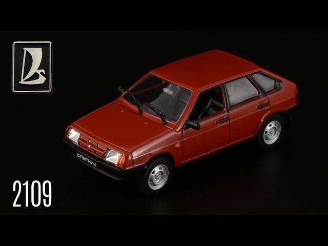 Девятка ВАЗ-2109 "Спутник" // Автолегенды СССР №69 // Масштабные модели автомобилей СССР 1:43