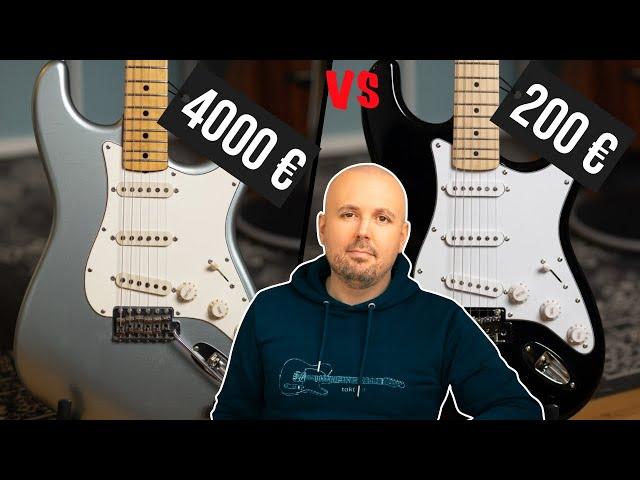 Squier vs. Fender Custom Shop Strat | Hörst du den Unterschied zwischen 200 und 4000 EURO?