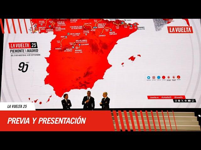 La Vuelta 25 - La Previa y presentación del recorrido