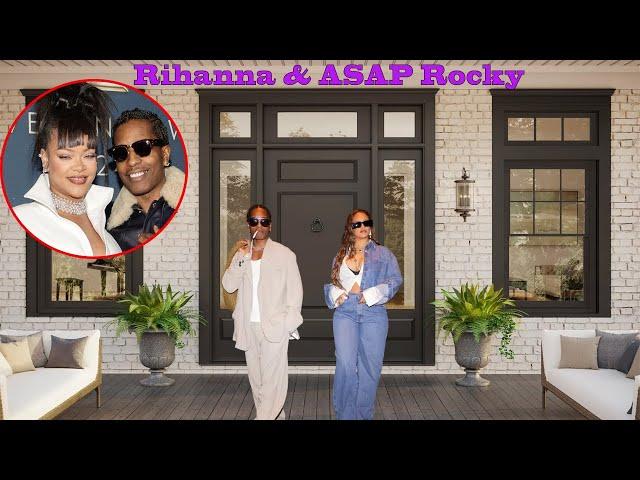 INSIDE Rihanna & ASAP Rocky's $15M Beverly Hills Mansion | Married, Lifestyle and HUGE NET WORTH