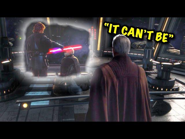 What If Dooku Had VISIONS Of Anakin Skywalker Defeating Him