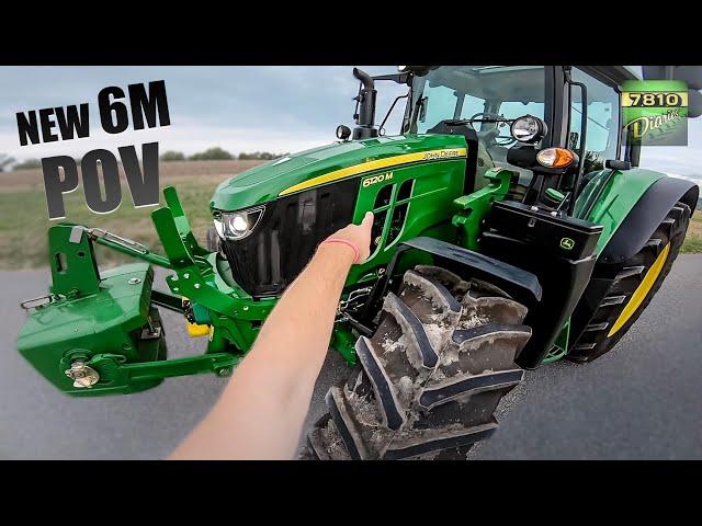 Let's Drive NEW! John Deere 6M - POV Drive!