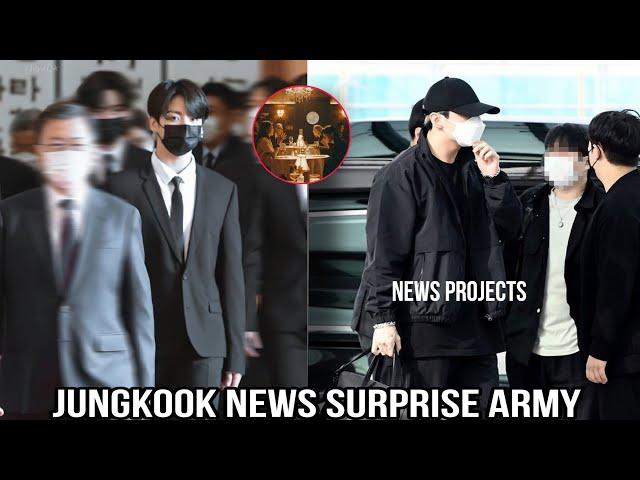 BTS today! Secret Meeting of BTS Jungkook and Mysterious Figure, Fans are Excited!