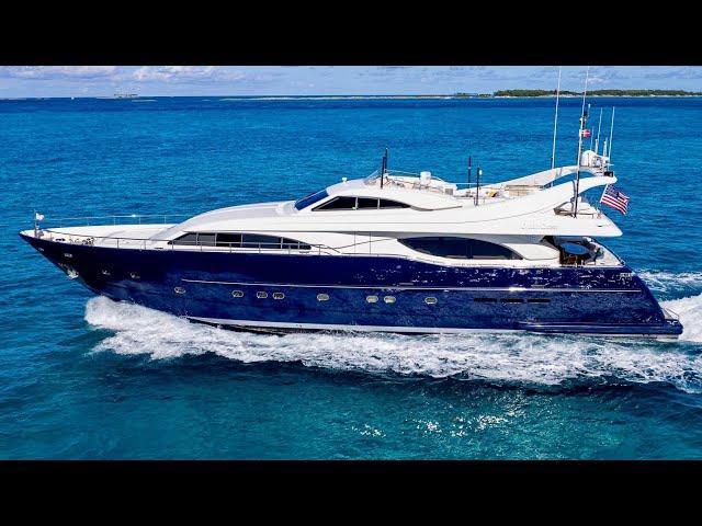 $2.8 Million Superyacht Tour : 2001 Ferretti 94