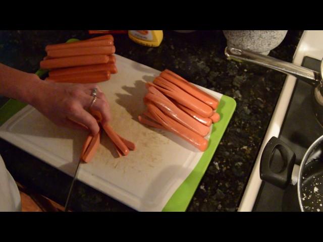 How to cut octodogs