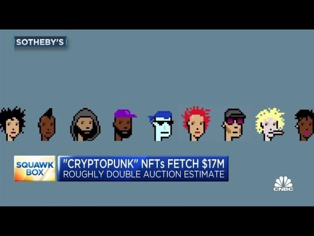 CryptoPunks NFTs sell for $17 million at Christie's auction