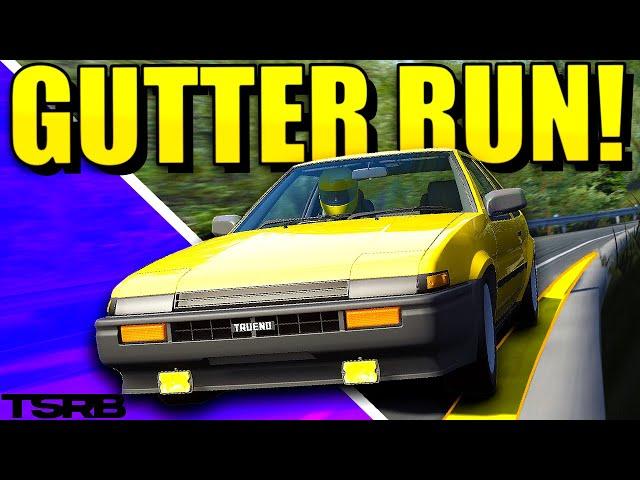 How to do the GUTTER RUN | Assetto Corsa Touge